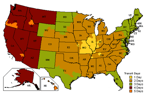 UPS Shipping Estimate